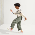 The Kids Strap Sneaker - Pink Taffy