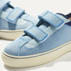 The Kids Strap Sneaker - Berry Blue