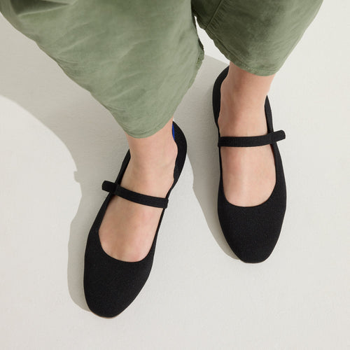 The Square Mary Jane - Black