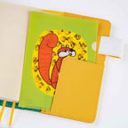100%ORANGE: Hobonichi Folder Set of 3 for A6 Size (Squirrel¡¯s Moving Day)