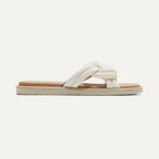 The Summer Sandal - White Sand