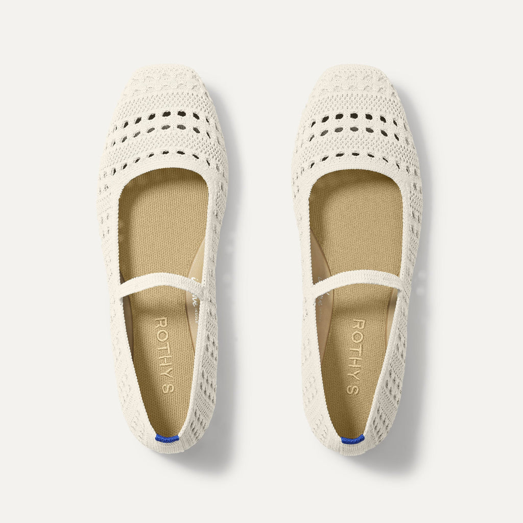 The Max Square Mary Jane - Sandy Crochet