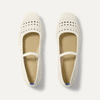 The Max Square Mary Jane - Sandy Crochet