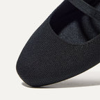 The Double Buckle Mary Jane - Black