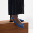 The Almond Slingback - Deep Sea Mesh