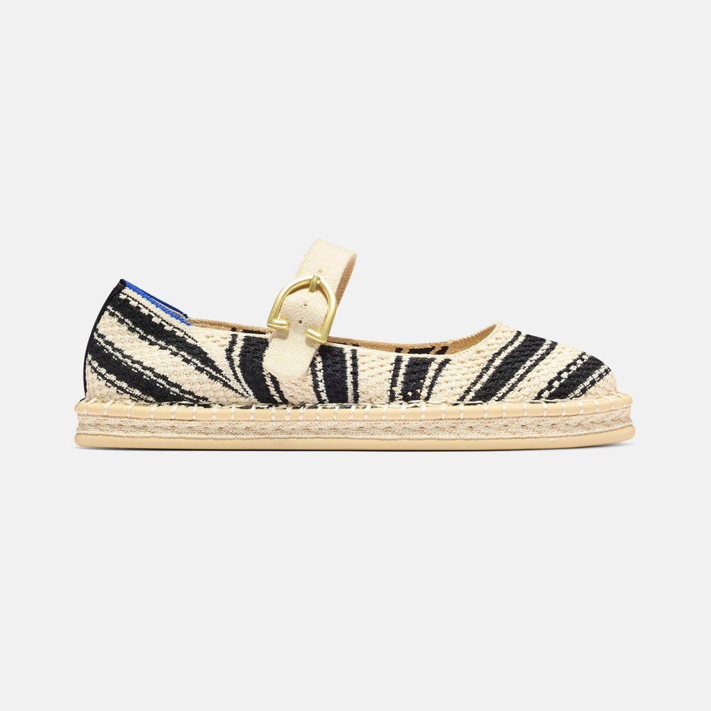 The Espadrille Mary Jane - Compass Stripe