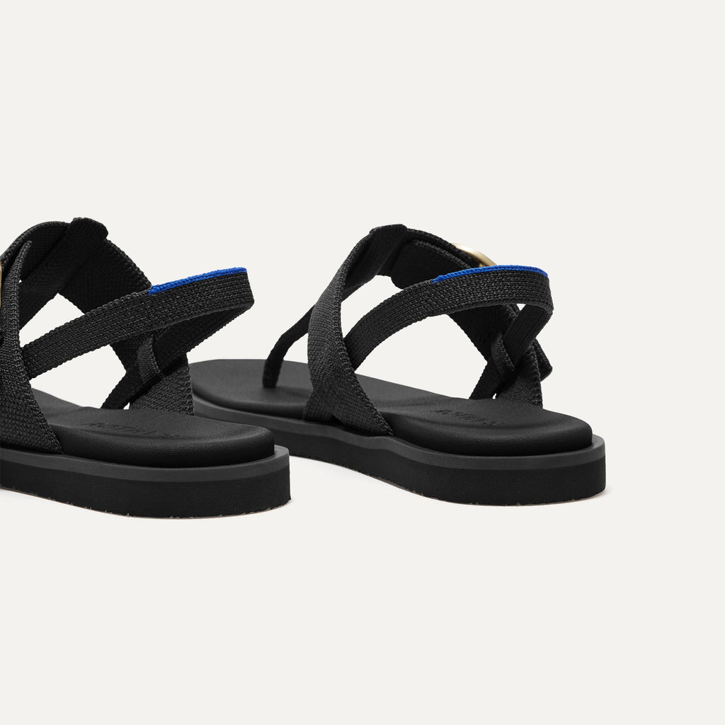 The T¨CStrap Sandal - Black
