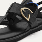The T¨CStrap Sandal - Black