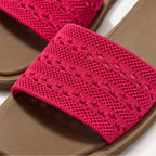 The Slide Sandal - Rouge Crochet