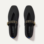 The Max Buckle Mary Jane - Black