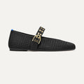 The Max Buckle Mary Jane - Black Mesh