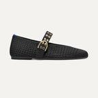 The Max Buckle Mary Jane - Black Mesh