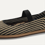 The Cruiser Mary Jane - Toffee Stripe