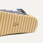 The Kids Double Strap Sandal - Sailor Stripes