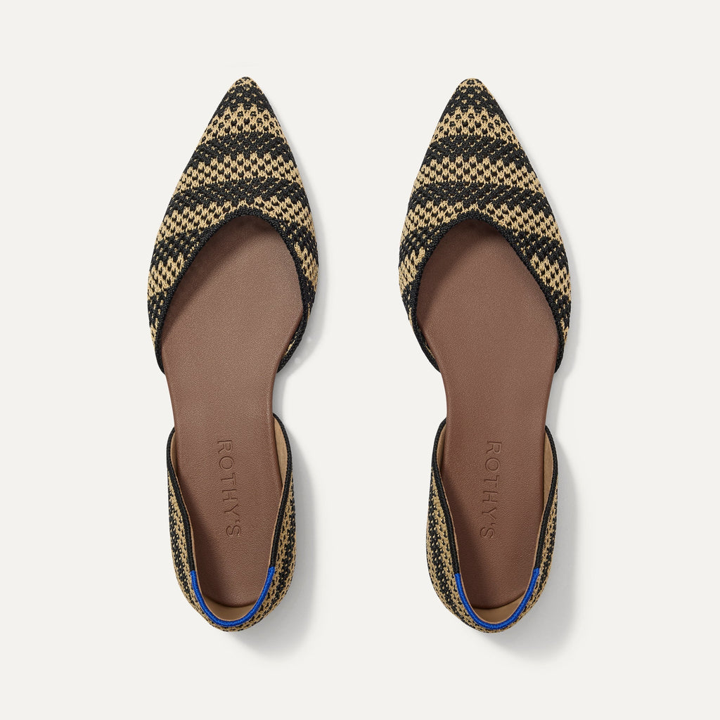 The D'Orsay Point - Shortbread Stripe