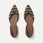 The D'Orsay Point - Shortbread Stripe