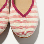 The Daily Flat - Coral Cabana Stripe