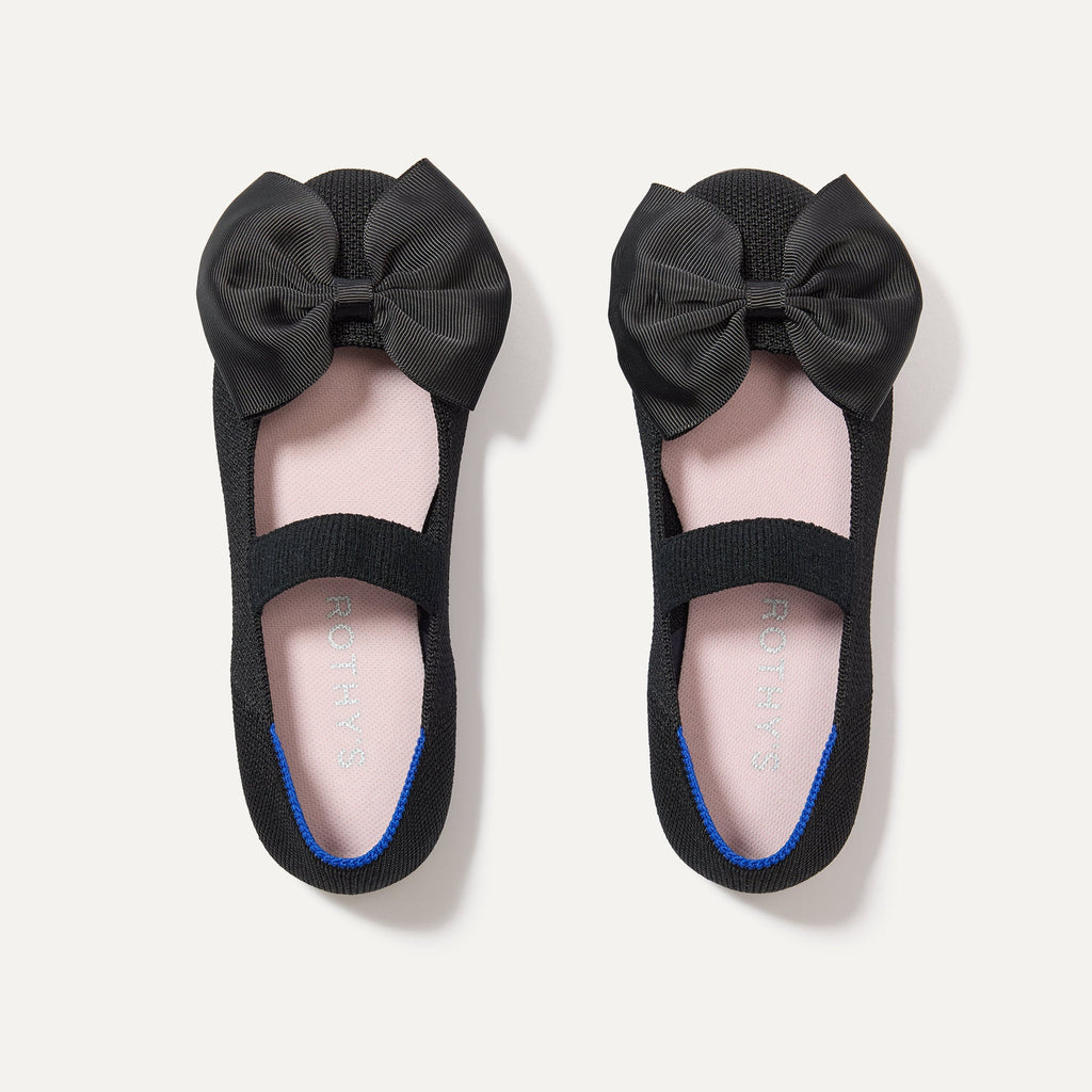 The Kids Big Bow Mary Jane - Black