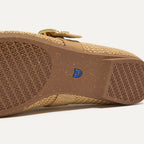 The Max Buckle Mary Jane - Tan Woven