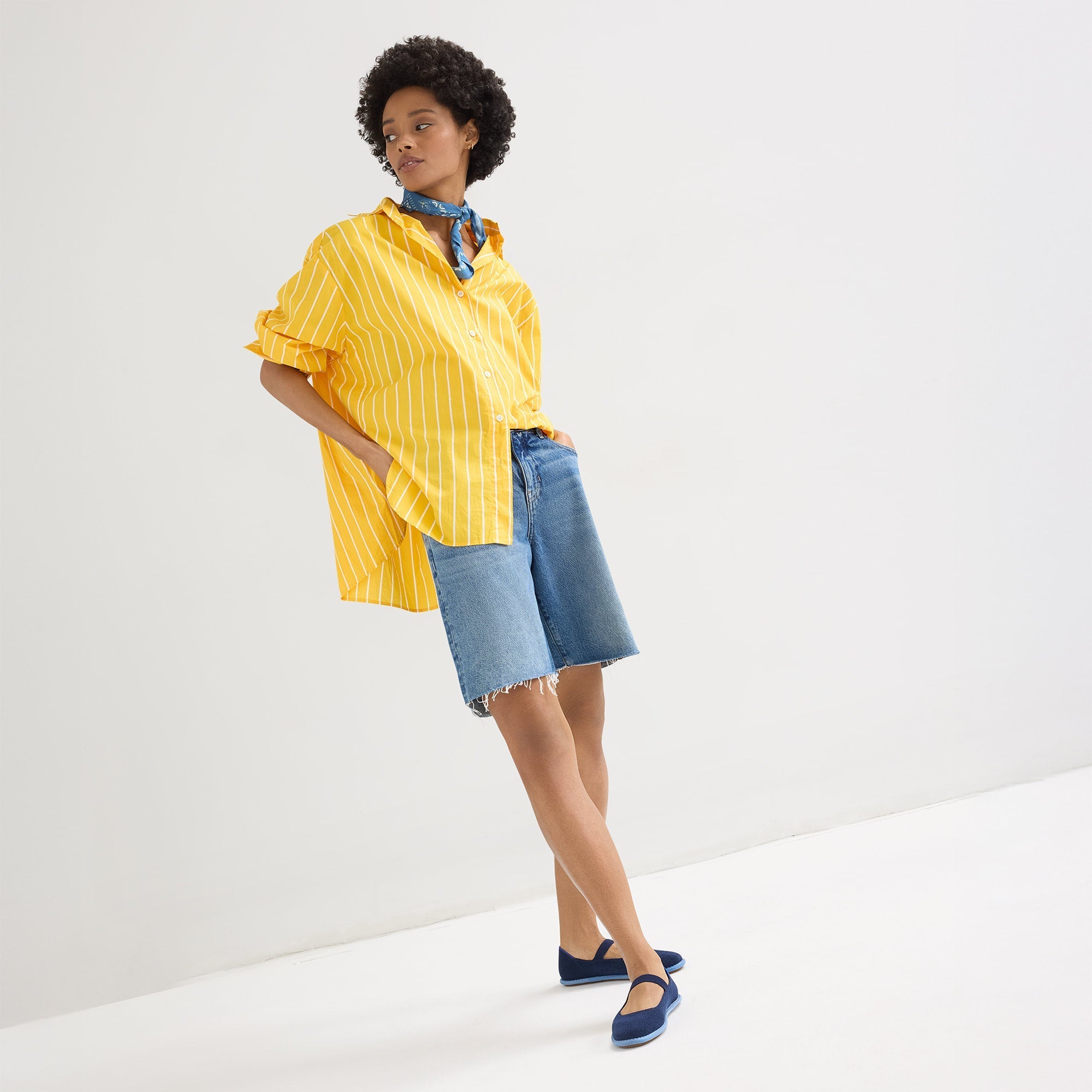 The ReVelvet Cruiser Mary Jane - Navy