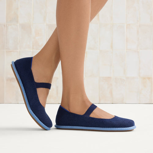 The ReVelvet Cruiser Mary Jane - Navy