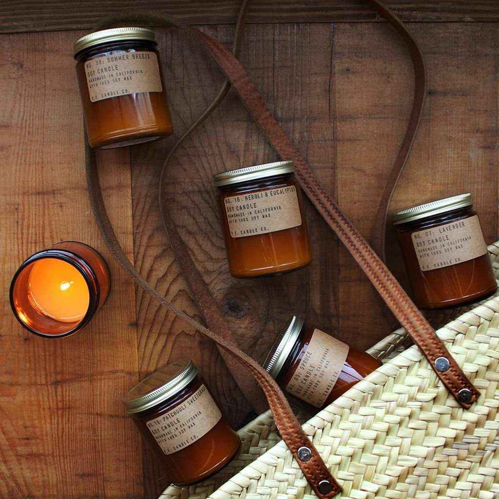 Amber & Moss Soy Candle
