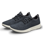 Women's Wool Runner Mizzle - Natural Black (Natural White Sole)