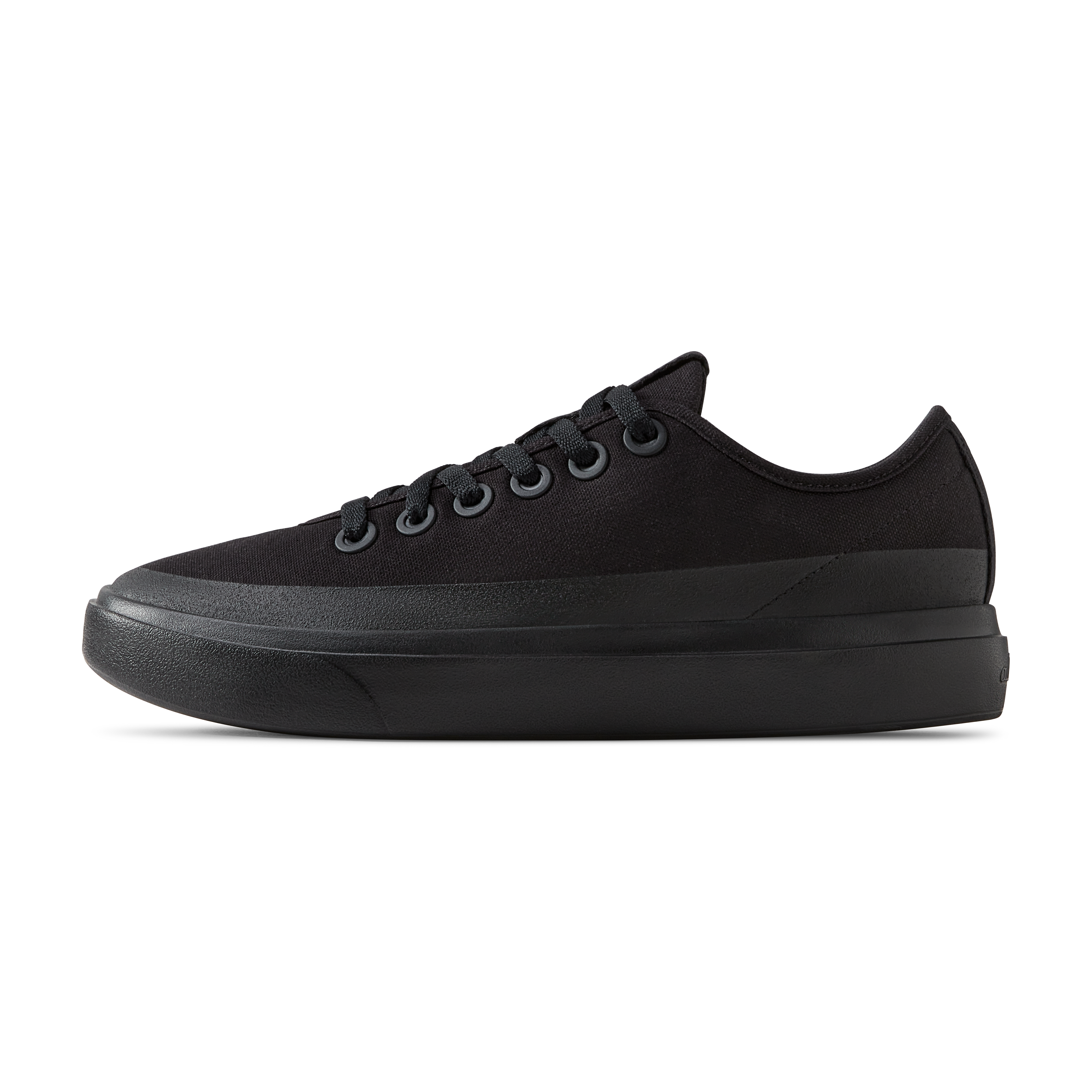 Women's Canvas Pipers - Natural Black (Natural Black Sole) - 1