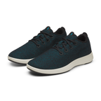 Women's Wool Runner Mizzle - Natural Black/Chasm Teal (Stony Cream Sole)
