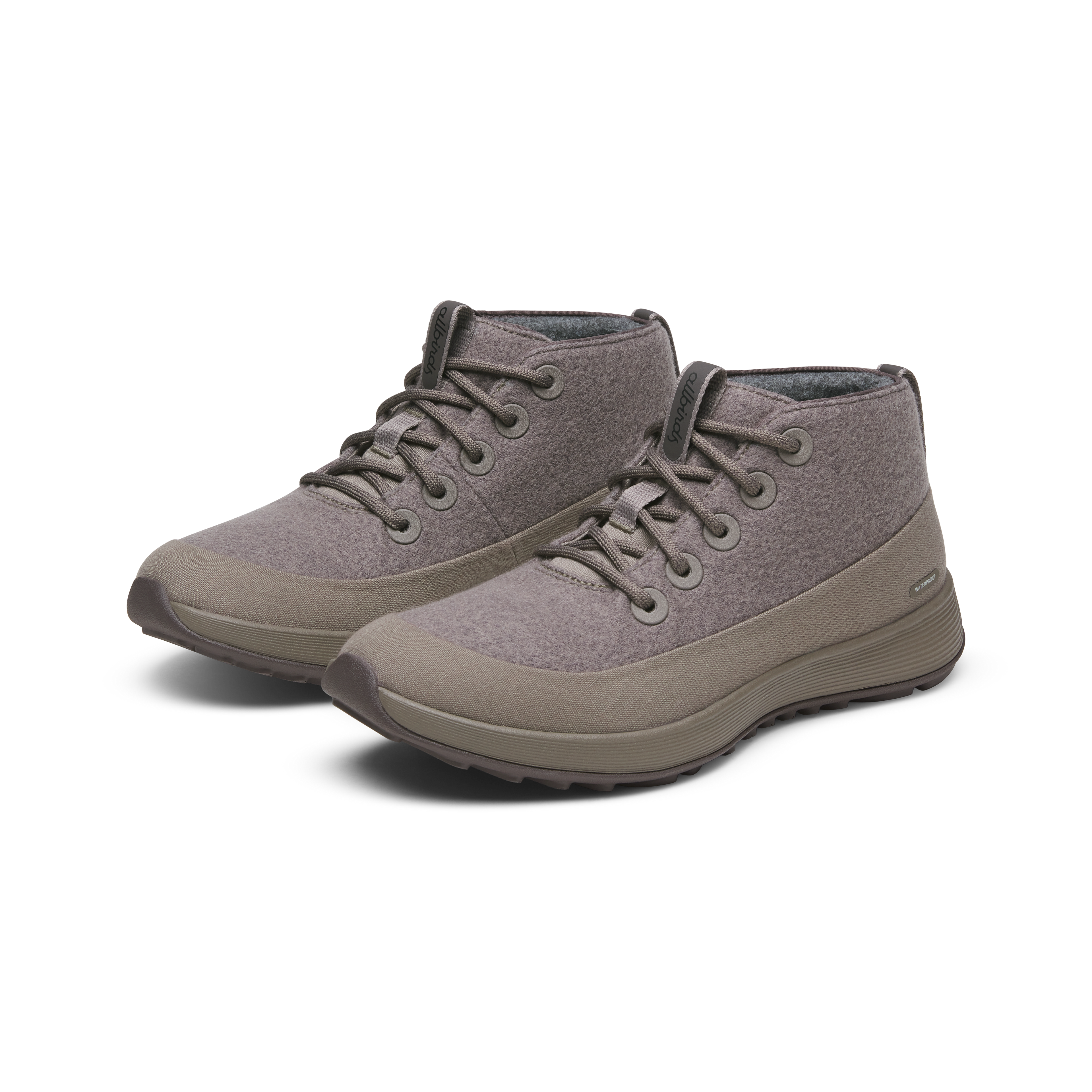 Men's Wool Runner NZ Mid Waterproof - Weathered Brown (Weathered Brown Sole)