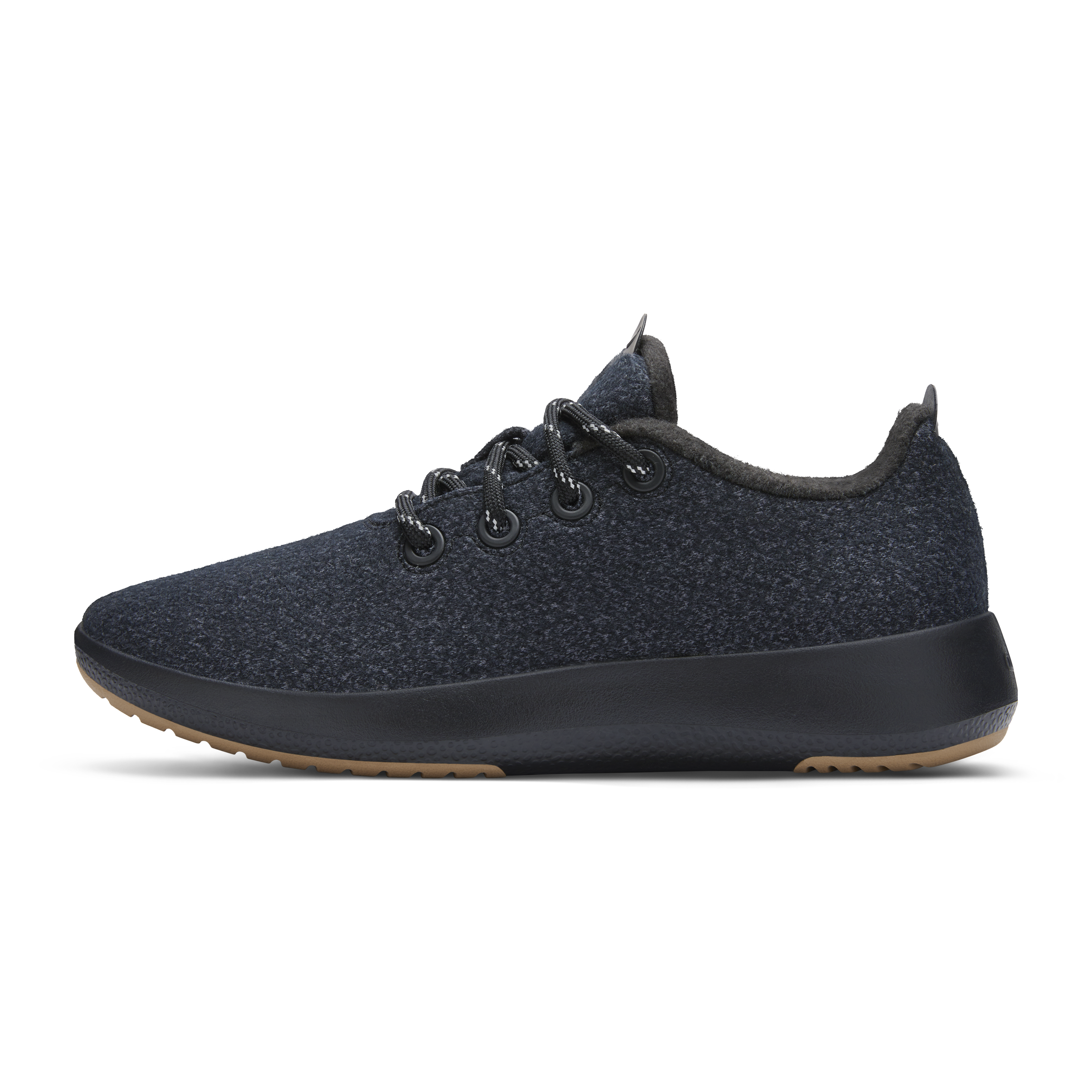 Women's Wool Runner-up Mizzle - Natural Black (Rugged Khaki Sole)
