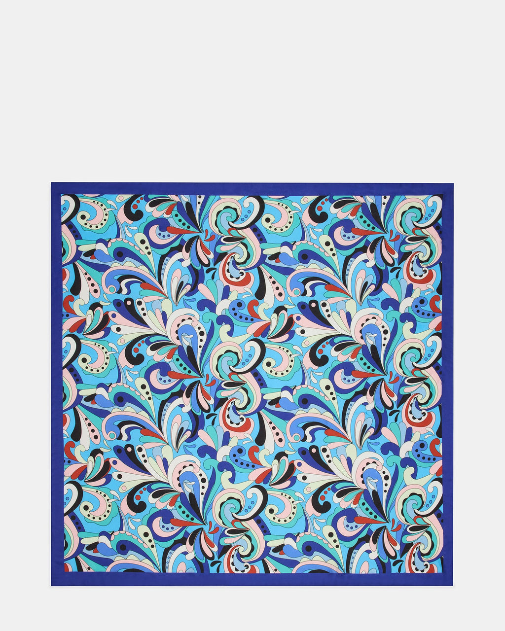BLUE PRINTED SCARF