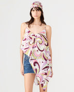 LAVENDER PRINTED SCARF