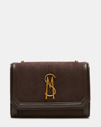 LARISA WOVEN BAG CHOCOLATE
