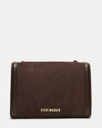 LARISA WOVEN BAG CHOCOLATE