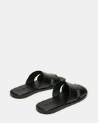 YUSSUF BLACK LEATHER