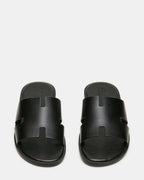 YUSSUF BLACK LEATHER