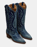 ALBANY DENIM BOOT & ALBANY BAG BUNDLE