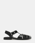 FISK BLACK LEATHER