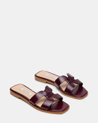 HIRA BURGUNDY LEATHER