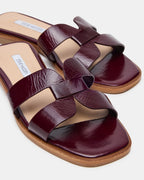 HIRA BURGUNDY LEATHER
