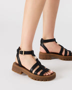 JARELLI BLACK LEATHER