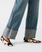 LENI BROWN COW PRINT