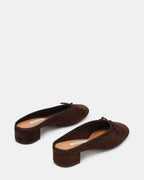 STEFFI MULE BROWN SUEDE