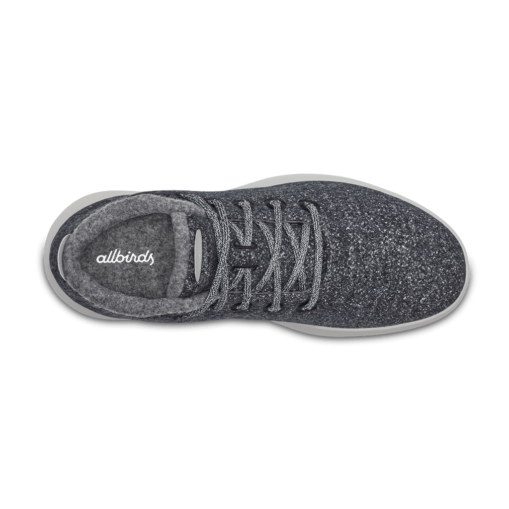 Women's Wool Runner-up Mizzles - Natural Grey (Light Grey Sole)
