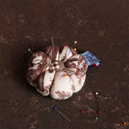 Abreuvoir Brown Fabric Pin Cushion