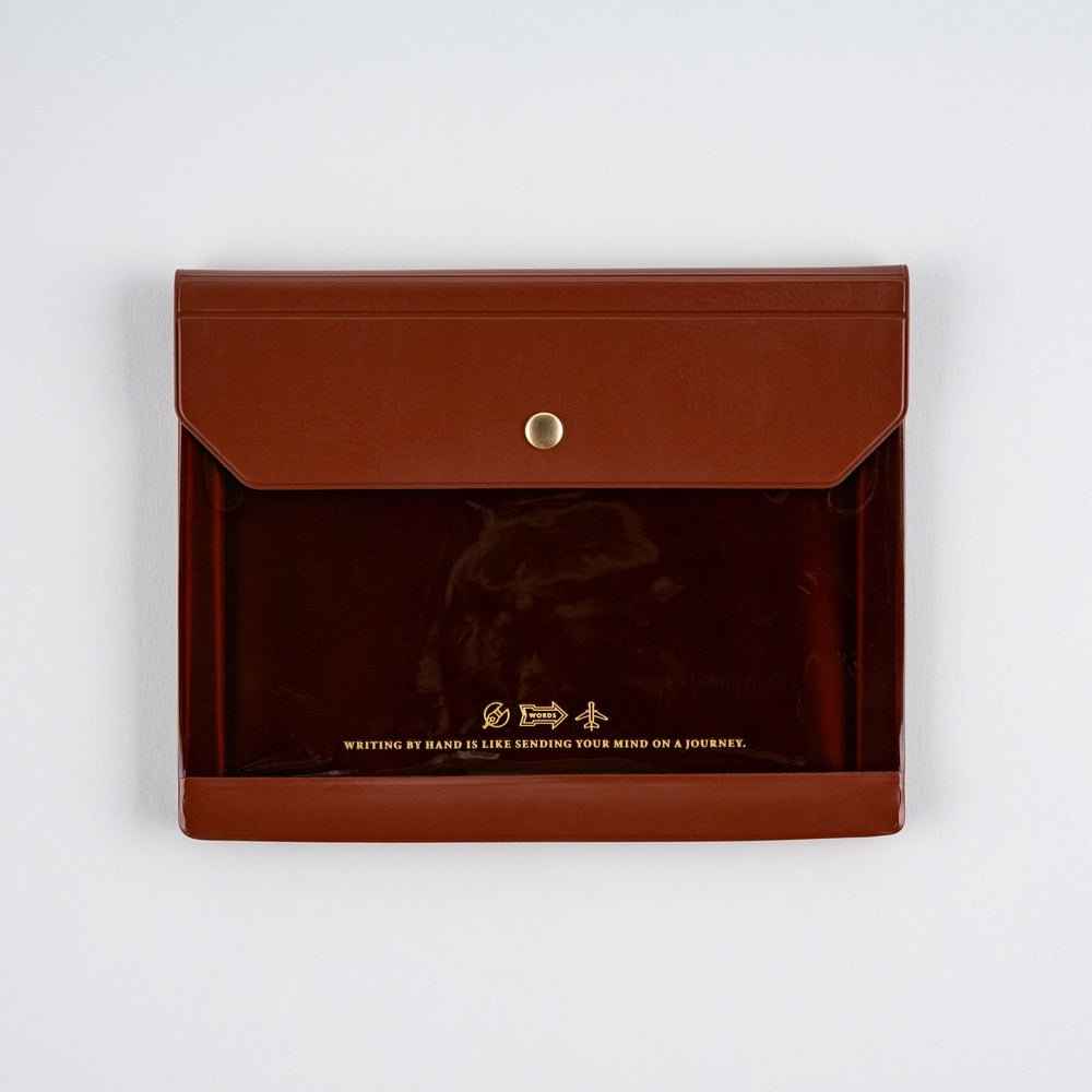 Alettone: Document Case for A6 Size - Brown
