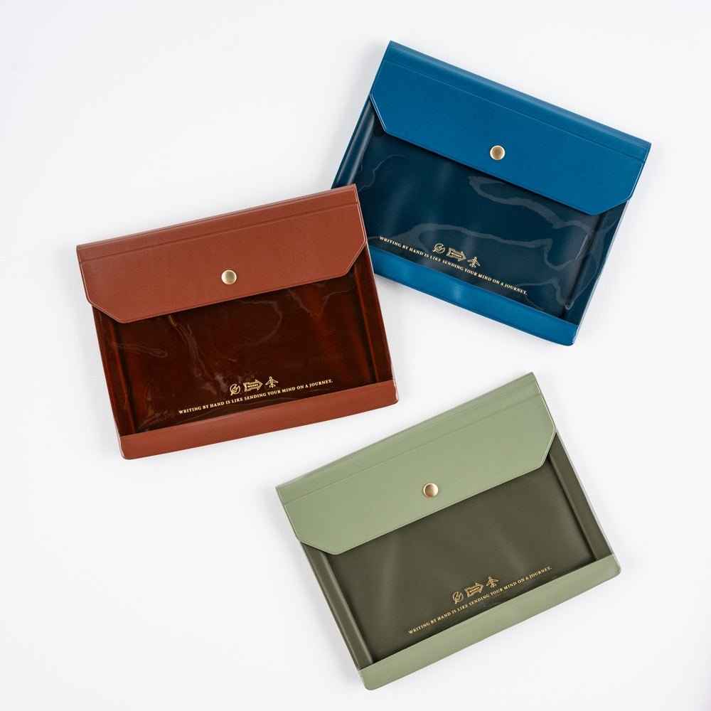 Alettone: Document Case for A6 Size - Navy