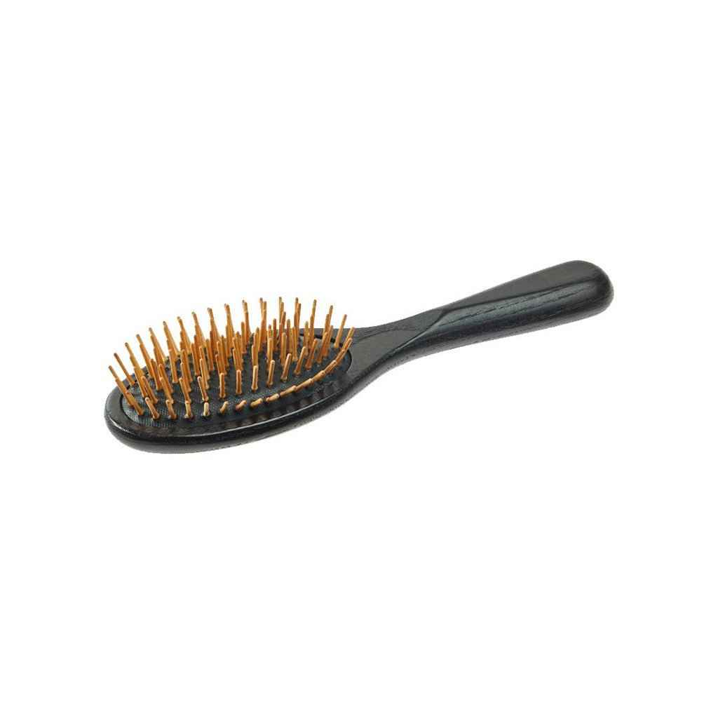 Ash Wood Cushion Hairbrush with Wood Pins