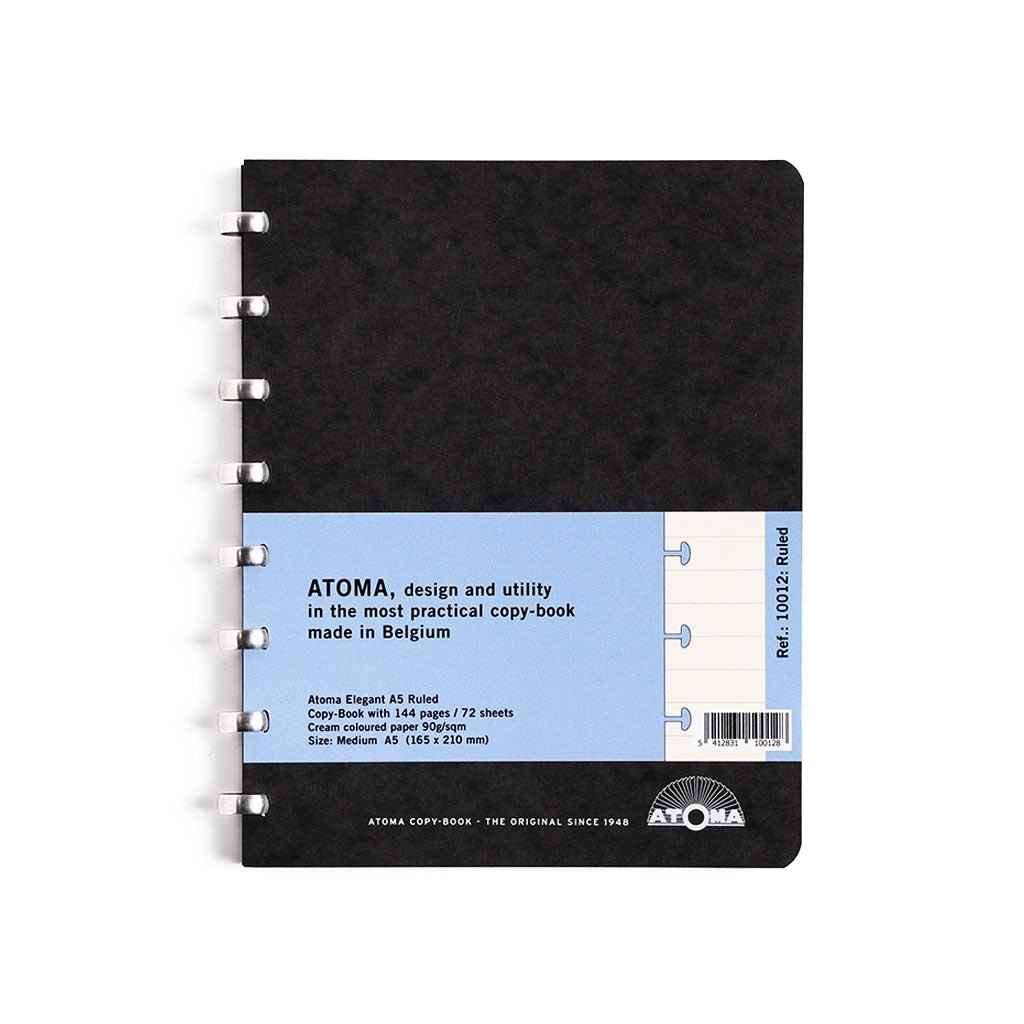 Atoma Elegant Disc-Bound Refillable Notebook